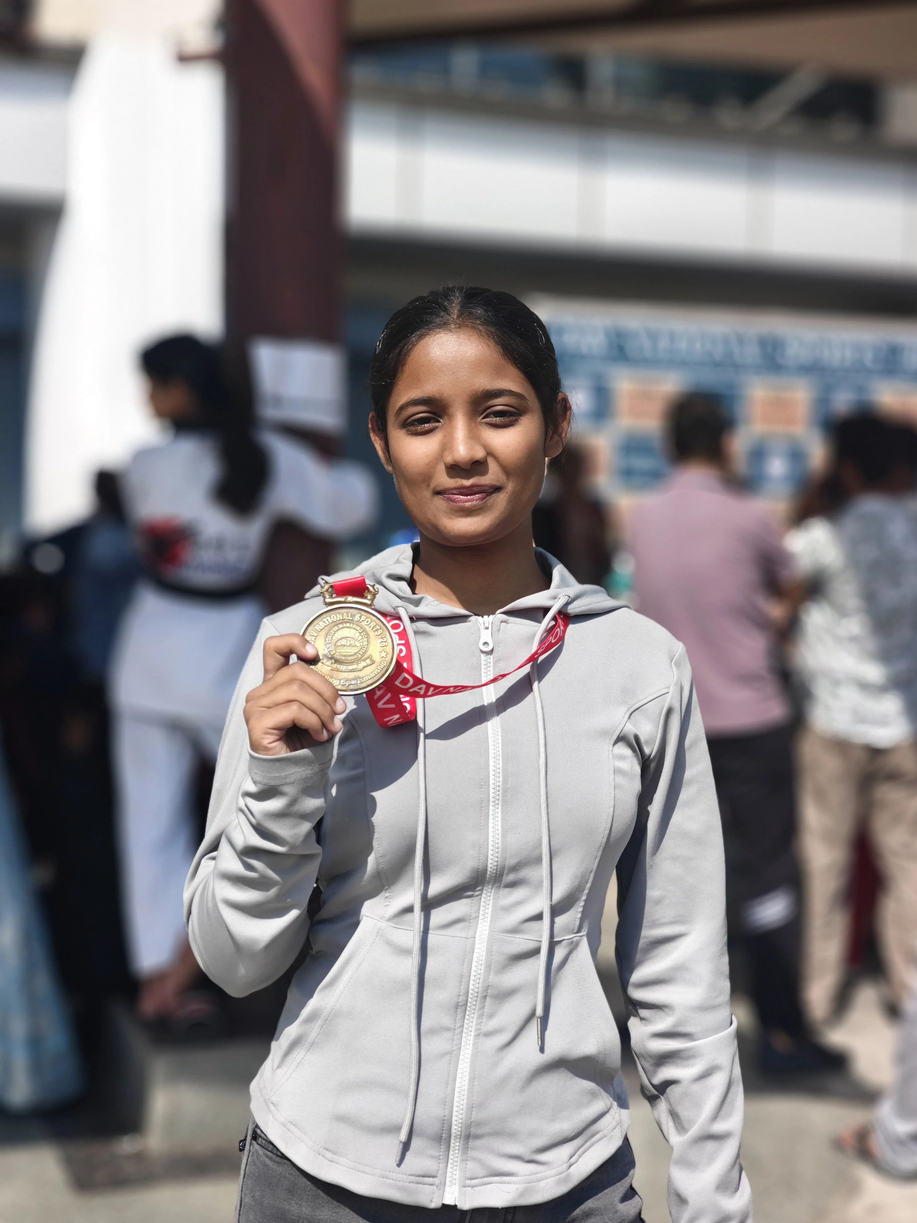 दुर्ग छत्तीसगढ़ की बेटी रेजाक्षी यादव ने डीएवी नेशनल स्पोर्ट्स 2026 में जीता स्वर्ण पदक