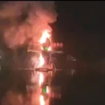 तालाब के बीच हुआ रावण दहन, 110 वर्षों से चली आ रही रामलीला की परंपरा