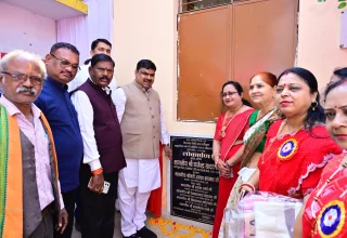 सामुदायिक भवन में अतिरिक्त कक्ष, मंत्री गजेन्द्र यादव ने किया लोकार्पण