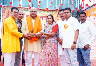 भक्त माता कर्मा जयंती समारोह में शामिल हुए दुर्ग ग्रामीण विधायक ललित चंद्राकर