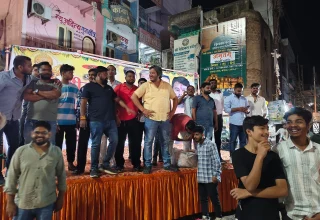 बेमेतरा में हनुमान जयंती पर भव्य झांकियों का स्वागत, युवा कांग्रेस कार्यकर्ताओं में उत्साह