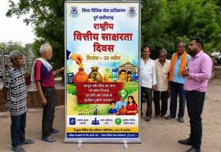 जिला विधिक सेवा प्राधिकरण, दुर्ग के तत्वावधान में राष्ट्रीय वित्तीय साक्षरता दिवस पर जनजागरण अभियान