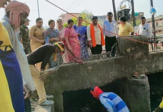 बारिश से पहले शहर के सभी नालों की सफाई अभियान शुरू, गिरधारी नगर नाले से हुई शुरुआत