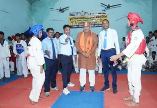 बोरसी सांस्कृतिक भवन में जिला स्तरीय ताइक्वांडो चैंपियनशिप का आयोजन, विधायक ललित चंद्राकर ने खिलाड़ियों का किया उत्साहवर्धन