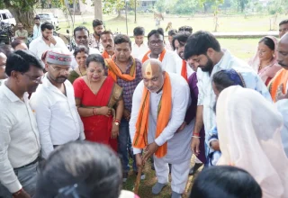 विधायक ललित चंद्राकर ने रिसाली निगम के ग्राम डुंडेरा वार्ड 35 व 36 में 1 करोड़ 25 लाख के विकास कार्यों की आधारशिला रखी