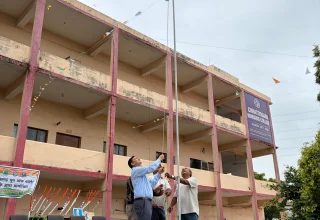 एनएसएस ने मनाया 80वां स्वतंत्रता दिवस, छत्तीसगढ़ कृषि कॉलेज धनोरा में फहरा राष्ट्रीय ध्वज