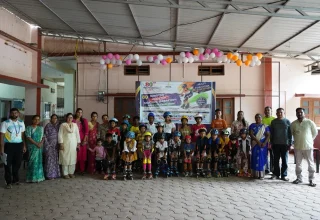  स्केटिंग के बच्चों ने खेलो भारत में बुक रिकॉर्ड बनाया