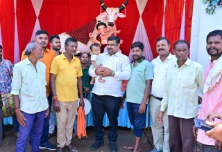 गणेश उत्सव आस्था के साथ सामाजिक एकता और सेवा का पर्व – मंत्री गजेन्द्र यादव