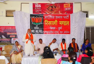 भाजपा रिसाली मंडल की आत्मनिर्भर मंडल बैठक VIP नगर सामुदायिक भवन में सम्पन्न, संगठन को बूथ स्तर तक सशक्त करने का लिया संकल्प