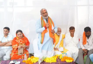 विधायक ललित चंद्राकर ने नगपुरा में किया 4.80 लाख के 3 सांस्कृतिक मंचों का भूमिपूजन, कहा – संस्कृति और सभ्यता के साथ हो रहा विकास, जल्द बनेगा कॉलेज भवन