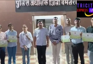 नवनियुक्त आरक्षकों को सेवा, अनुशासन, समर्पण और कर्तव्यनिष्ठा के साथ कार्य करने का संदेश देते हुए पुलिस सेवा के उद्देश्य के संबंध में किया मार्गदर्शन