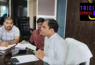  पशुओं को व्यवस्थित करने हेतु कलेक्टर प्रतिष्ठा ममगाई के निर्देश पर ली गई बैठक साजा में
